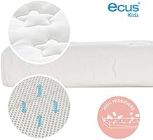 Ecus Kids colch/&oacute;n de cuna capazo organico 72x33x6 Organic Mini