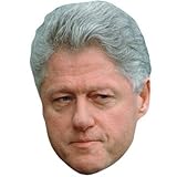 Bill Clinton Celebrity Mask, Card Face and Fancy Dress Mask