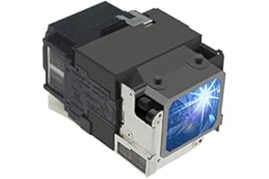 Huaute ELPLP65 / V13H010L65 Replacement Lamp Bulb with Housing for Epson EB-1750 EB-1751 EB-1760W EB-1761W EB-1770W EB-1771W 