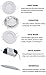 Lemonbest 6W LED Panel Light + LED Driver , Round Recessed Downlight, Warm White