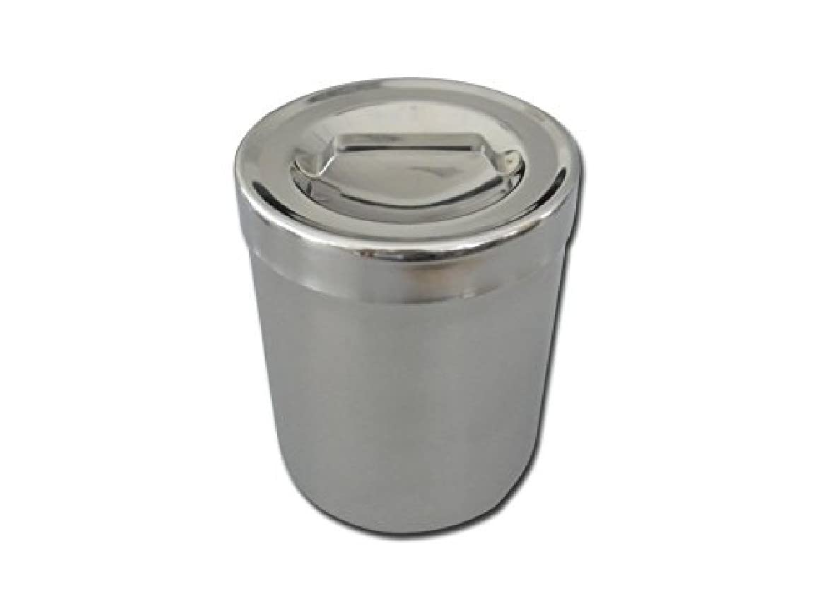 GIMA 131 Stainless Steel Dressing Jar with Lid, 1 L, 103 mm x 128 mm