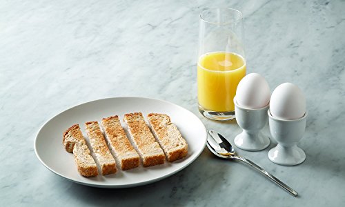 Fox Run 6227COM Porcelain Egg Cup Timer, 2.5 x 2 x 1.75 inches, White - Thumbnail 5