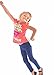 Toddler Supergirl T-Shirt with Cape Girl Power - Coral, 4T