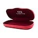 MyEyeglassCase Glasses Case Hard Shell for Small - Medium Frames - Eyeglass Clam Shell Hard Men & Women - Travel Eyewear Holder with Cleaning Fabric Cloth - Protective Storage (AS196 Corduroy Beige)
