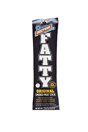 Sweetwood Smokehouse | All-Natural | Fatty Meat Stick | Nitrite-Free | Grass-Fed | Gluten-Free | Original | 1oz (20 Count)