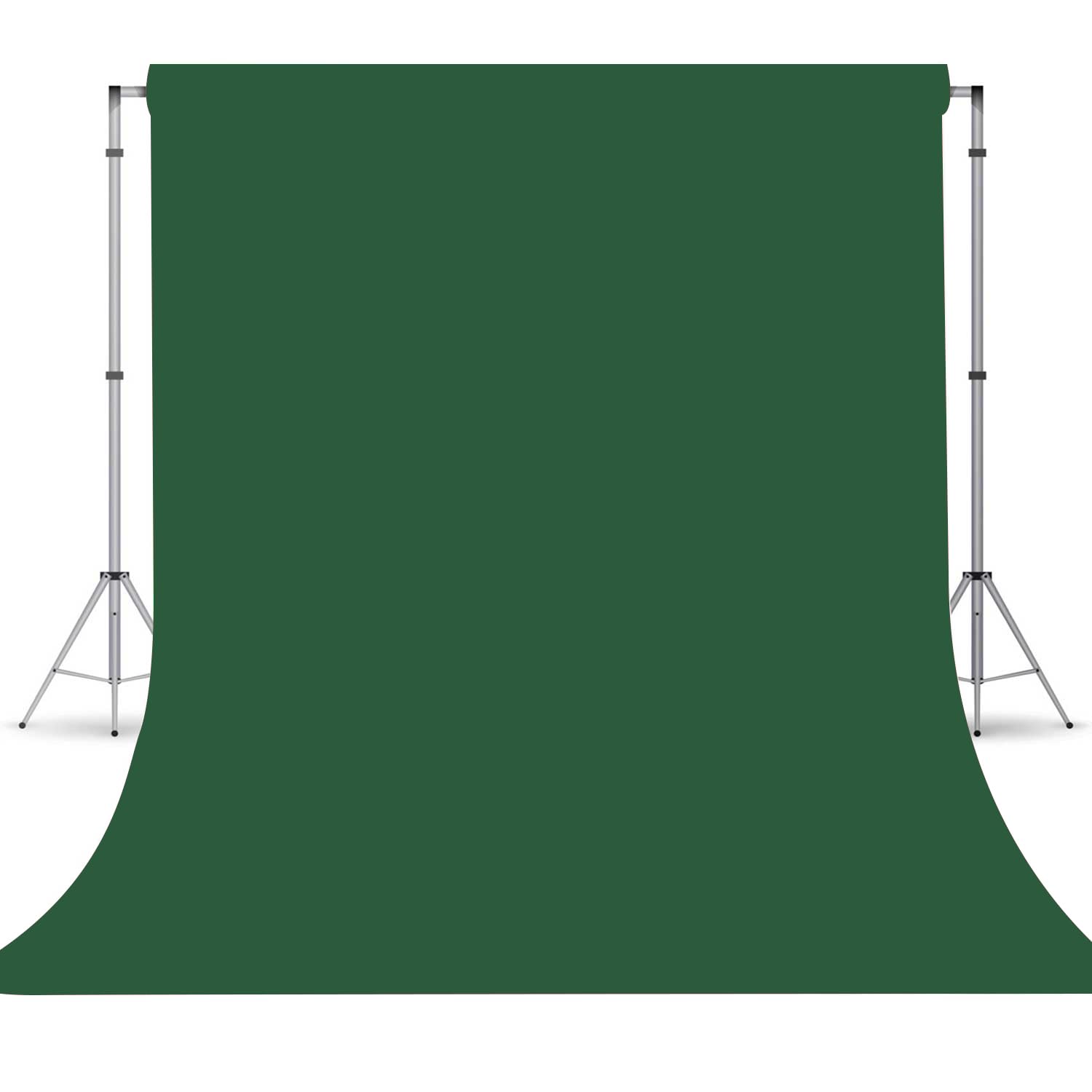Photo 1 of Dark Green Photography Backdrop for Photoshoot, Photo Backdrop Curtain, Perfect Dark Green Backdrops for Party Portrait Photoshoots Video Studio 10FTx20FT
