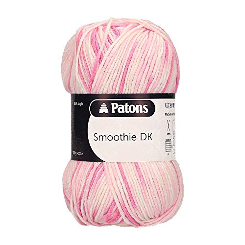 Patons Strickgarn, Acryl, Pink Mix, Einheitsgröße