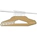 Closet Complete Premium Quality, True-Heavyweight, 80-gram, Virtually-UNBREAKABLE Velvet Hangers, Ultra-Thin, Space Saving, No Slip Hangers, Best for SUIT CHROME Hooks, Camel Set of 50