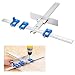 TOURACE Cabinet Hardware Jig for Handles and Knobs,Aluminum Alloy Drill Guide Sleeve,cabinet drilling jig,cabinet handle jig,Drawer Pull Jig,Wood Drilling Dowelling Tools,Jig,cabinet handle template