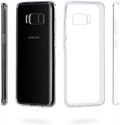 Galaxy S8 Case [Crystal Clear]No Bulkiness Soft Case,Four Side Strong Protection,Translucent TPU Clear Cover,Exact Fit,Premium semi-transparent for Samsung Galaxy S8 2017(Clear)