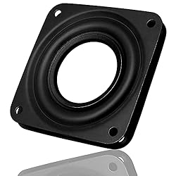 4 Pcs 3 Inch Square Rotating Bearing Plate, 150lbs