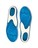 Gel Insoles by Syono - Shoe Inserts for Plantar Fasciitis Foot Pain Relief (Men 7-14 / Women 9-12)