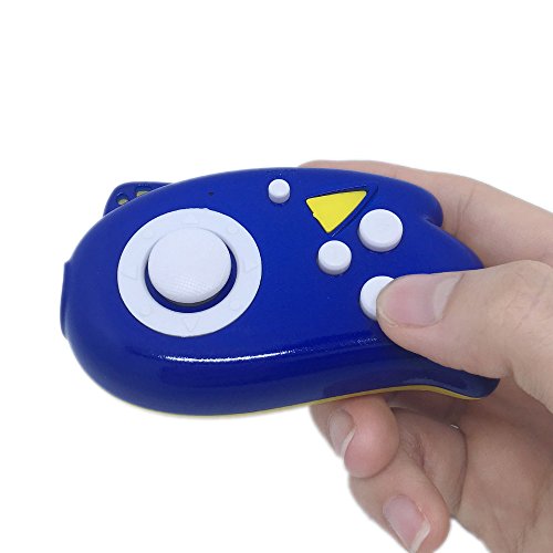 JJFUN Mini TV Handheld Game Console Player for Kids,Connect and Play 89 in 1 Retro Classic Games,Old School Arcade Style Plug & Play Video Games Controller for Children Boys Girls 4-12 Years Old-BLUE - Thumbnail 4