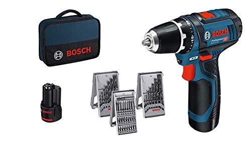 Bosch Professional Akkuschrauber GSR 12V-15 (2x 2,0 Ah Akku, 12 Volt, Schrauben-Ø max: 7 mm, in Tasche) + Bosch… – Bild 3
