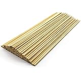 Bamboo Skewers 12Inch | Thick Sturdy Bamboo Skewers Î¦=0.16inch (4mm)-100pcs | Natural Bamboo Sticks | Skewer Sticks for BBQ, Grilling, Corn, Barbecue, Party, Marshmallow | Camping or Gathering.