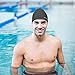 Msicyness Swim Cap for Men Women Silicone Swimming Hat for Adult Swimming Pool Laps Latex Rubber Reduce Water Intake Big Head Hair Guys Girl Bathing Cap