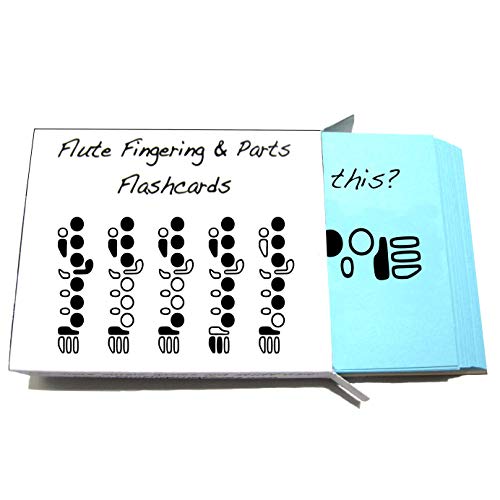 Flute Fingerings & Flute Parts Flashcard Set