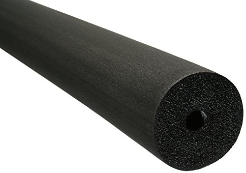 K-Flex 6RX048068 NBR/PVC Non-Slit Tube, 3/4" Nominal Insulation ID, 6' Length, 1/2" Wall Thickness, Black (Pack of 45)