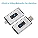 [Apple MFi Certified] OLALA 32GB iPhone Flash Drive External Storage Memory Stick with Lightning and USB 3.0 Connector for iPad iOS PC (Silver)