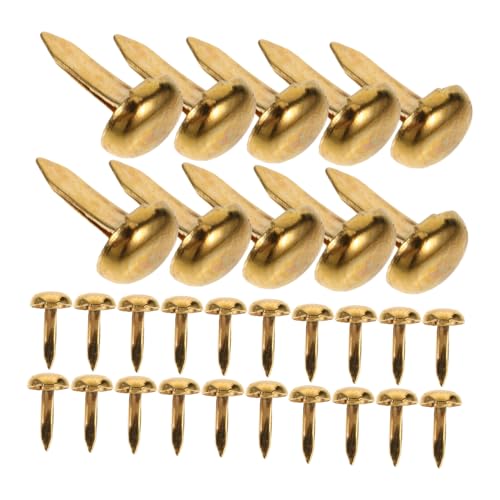 YOSADIER 200pcs Craft DIY Brads Paper Craft Brads Scrapbook Paper Fasteners Metal Clips