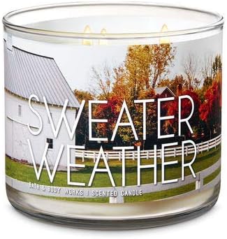 Bath And Body Works Sweater Weather 3 Wick Scented Candle