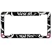 Cheshire Cat We're All Mad Here Disney Auto Car Truck SUV Vehicle Universal-fit License Plate Frame - Plastic - PAIR