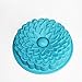 X-Haibei Chrysanthemum Birthday Cake Silicone Mold Shallow Pan Bread Pizza Baking Tray 8inch