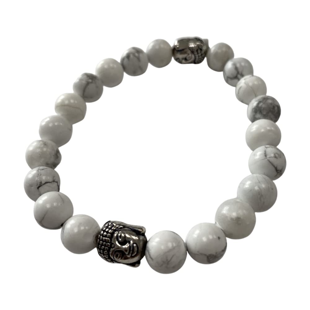VIE Buddha Bracelet (Howlite)