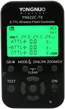 YONGNUO YN-622C-TX LCD Flash Transmitter for YN-622C Trigger for Canon DSLR Camera, YN622C TX - Image 3