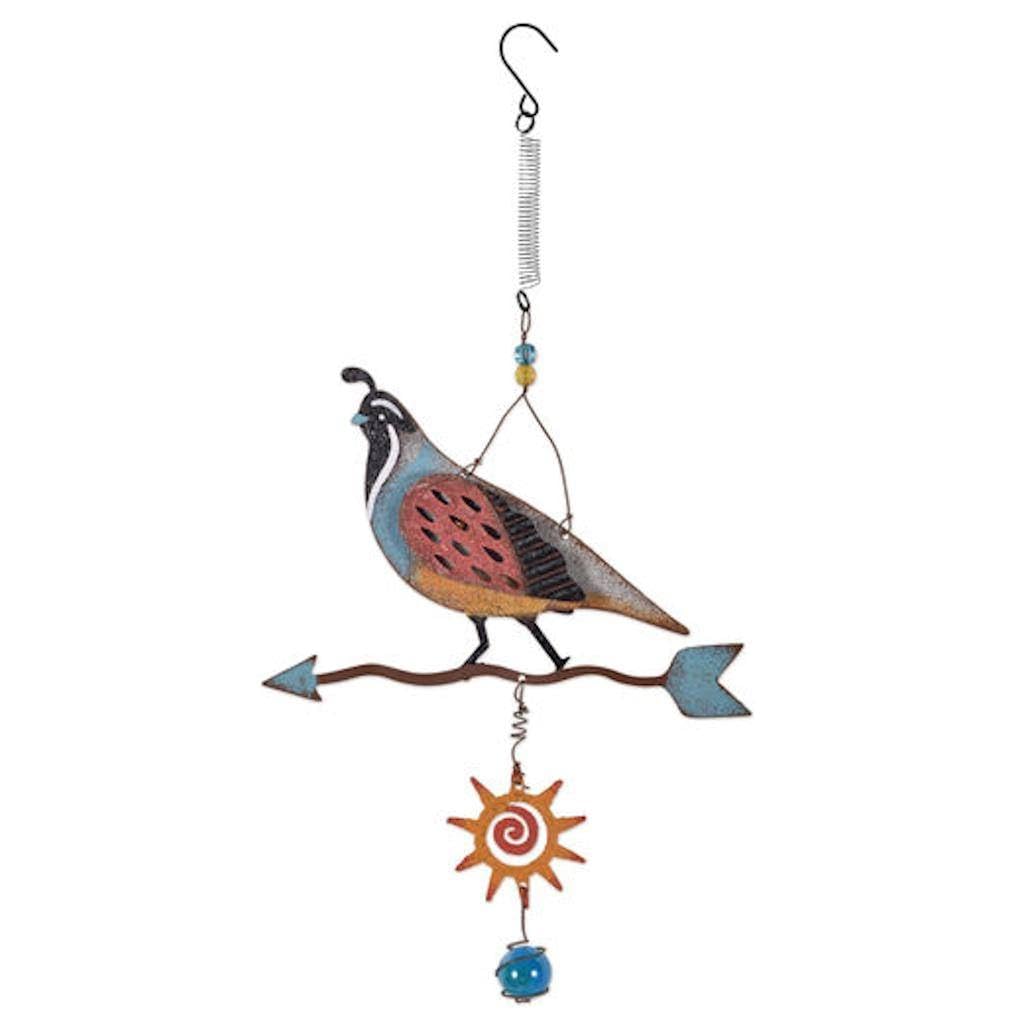 Photo 1 of Sunset Vista Designs Southwest Collection Hanging Bouncy 17-Inch Gambel's Quail Southwest Collection -