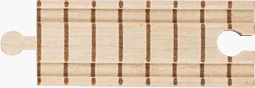 Wooden Train Track - 4-inch straight - Made in USA