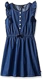 Nautica Baby Flutter Sleeve Dress, Chambray, 18 Months
