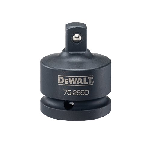 DEWALT Socket Adapter, Impact Rated, SAE, 3/4Inch to 1/2Inch Drive