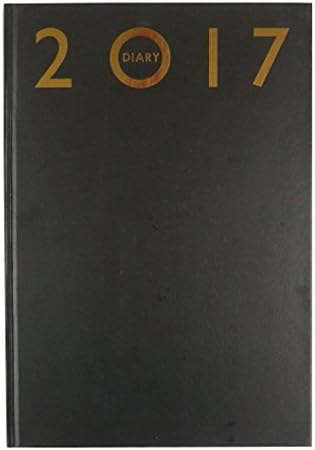 2017 A4 Diary - Weekly Page to View Desk Diary Hard Backed Diaries