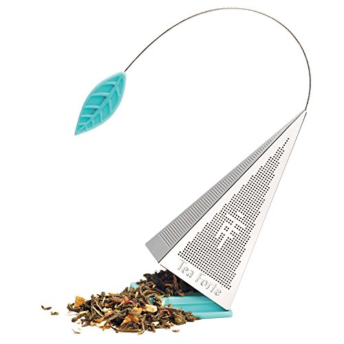 Tea Forte ICON LUSSO Platinum Loose Leaf Tea Infuser, Extra Fine