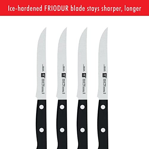 ZWILLING Steak Knife Set, 4 pc, black Pricepulse