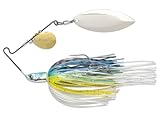 Terminator T1 Spinnerbait-Colorado/Willow, Gold/Nickel Blade (Hot Shad, 1/2-Ounce)