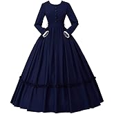 CosplayDiy Women's Civil War Dress Victorian Dickens Costume1860s Civil War Ball Gown Southern Belle Costume