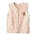 Yoyosoudou Organic Cotton Unisex Baby Sleeveless Snaps Vest