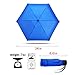 Fidus Ultra light Mini Compact Travel Umbrella – Windproof Portable Parasol Sun & Rain Outdoor Golf Umbrella With 95% UV Protection for Women Men Kids-dark blue