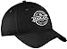 Joe's USA Koloa Surf Thruster Logo Old School Curved Bill Solid Snapback Hat Black/w