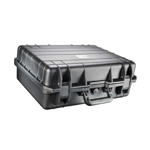 Mantona Outdoor Fotokoffer L - Wasserdichter Kamerakoffer 31L, staubdicht & stoßfest, großer Schutzkoffer inkl. Schaumstoffeinlagen, ideal für Kameras, Objektive & Zubehör (48.5x35.5x18cm) – Bild 3