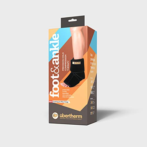 übertherm Ankle Ice Pack Wrap for Injuries Reusable LongLasting Cold