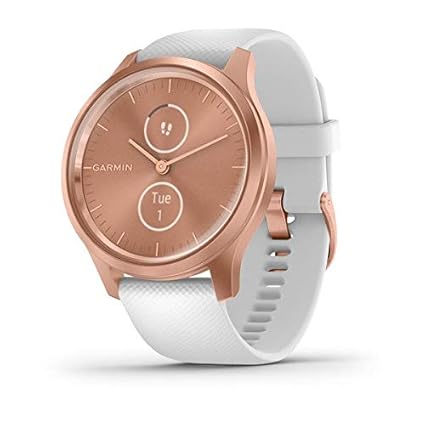 garmin white rose gold