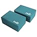 Fledo Yoga Blocks (Set of 2) 9″x6″x4″ – EVA Foam Brick, Featherweight and Comfy – Provides Stability and Balance – Ideal for Exercise, Pilates, Workout, Fitness & Gym (Turquoise)thumb 4