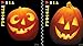 Jack o Lanterns USPS Forever First Class Postage Stamp U.S. Halloween Autumn Sheets ( 20 Pumpkin Stamps) (Book of 20)