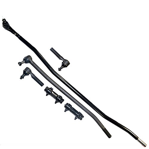 6 PC Steering Parts F350 85-97 Center Link Tie Rod Ends Sleeves F-350 4WD