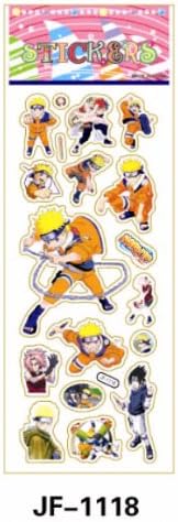 TY0020(JF-1118) Pokemon Stickers, Pikachu Naruto Stickers, School Children Sticker, 2 Pcs