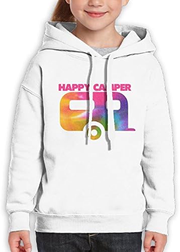 Yunandaj 1Happy Camper (2) Teenagers Hoodie XL