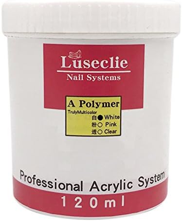 Warm Girl 120g Acrylic Powder Nail Art Tip Manicure Builder Molding Kit (White)